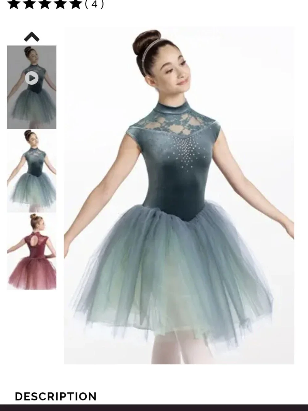 Weissman Showtime Arietta Ballet Costume